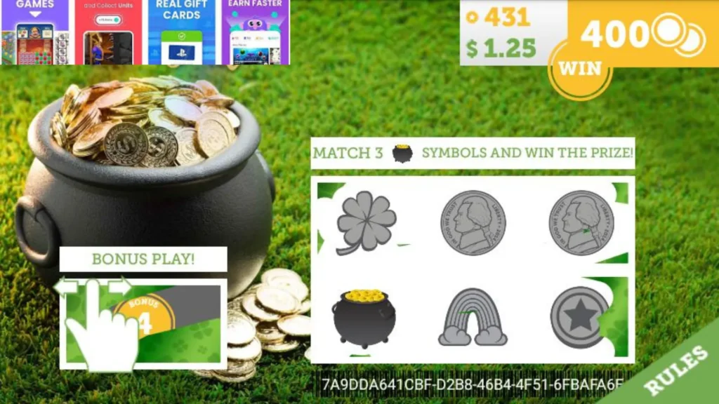 Lucktastic online earning games app