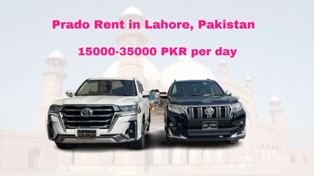 Toyota Prado Rent in Lahore