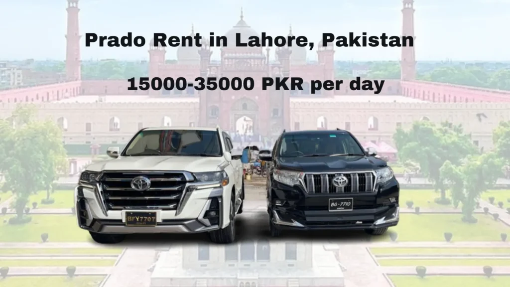 Toyota Fortuner Rent Price in Lahore