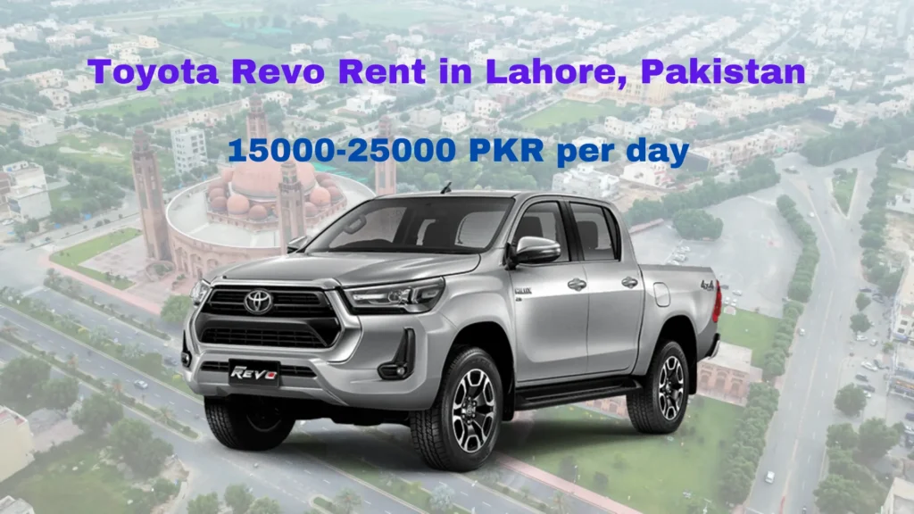 Toyota Revo cost to Rent in Lahore