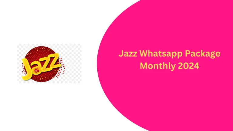 Jazz Whatsapp Package Monthly 2024